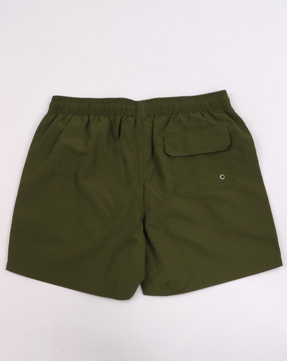 Barbour Logo Badeshorts Olivgrün