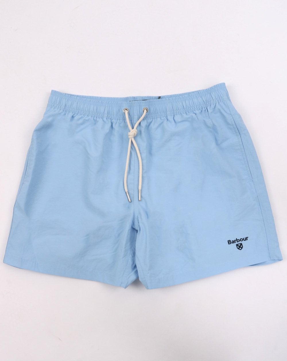 Barbour Logo Badeshorts Puderblau