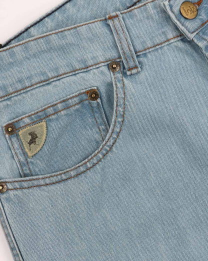 Lois Terrace – Regular Taper-Jeans in gebleichter Waschung