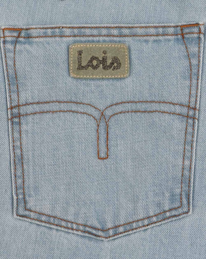 Lois Terrace – Regular Taper-Jeans in gebleichter Waschung