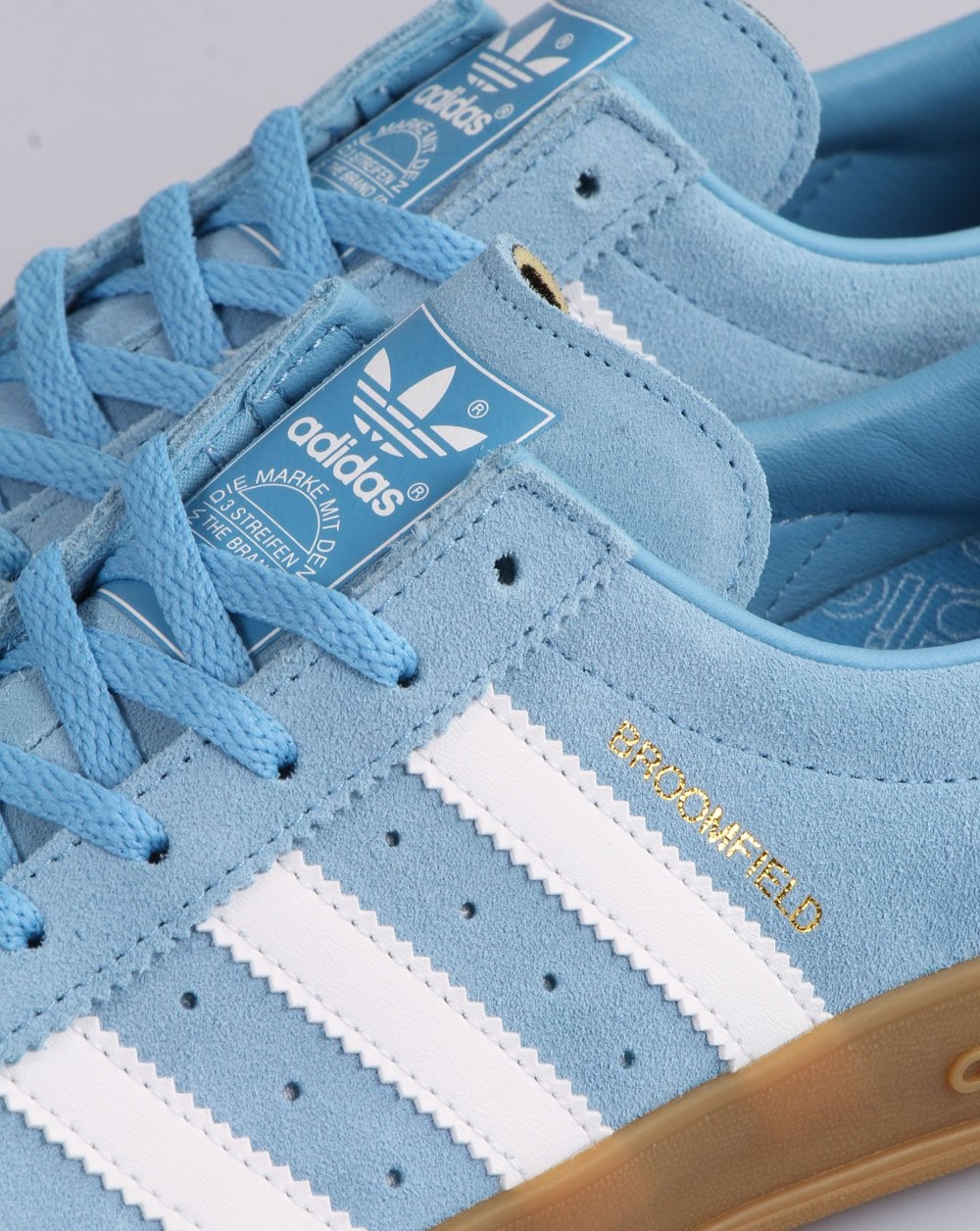 Adidas Broomfield Trainers Sky Blue/White