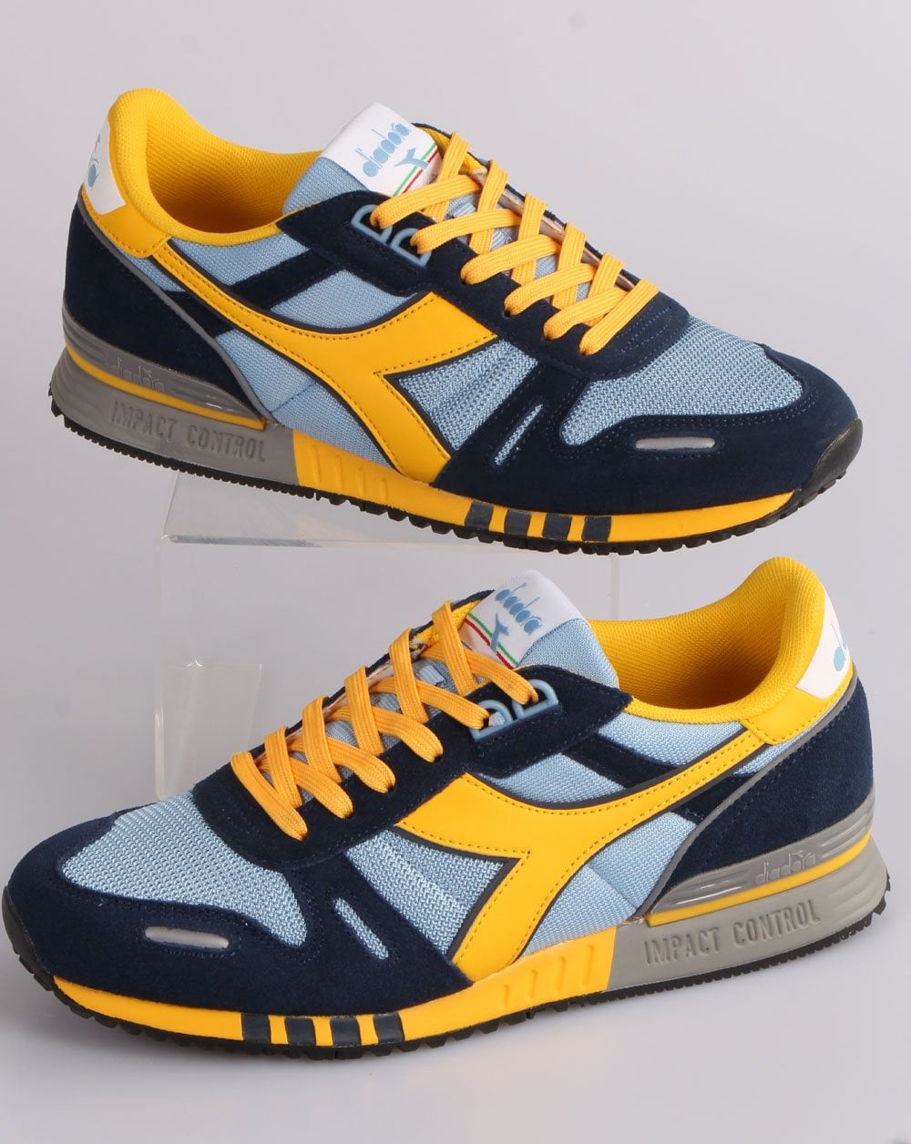Diadora Titan Seb Trainer Himmelblau/Gelb