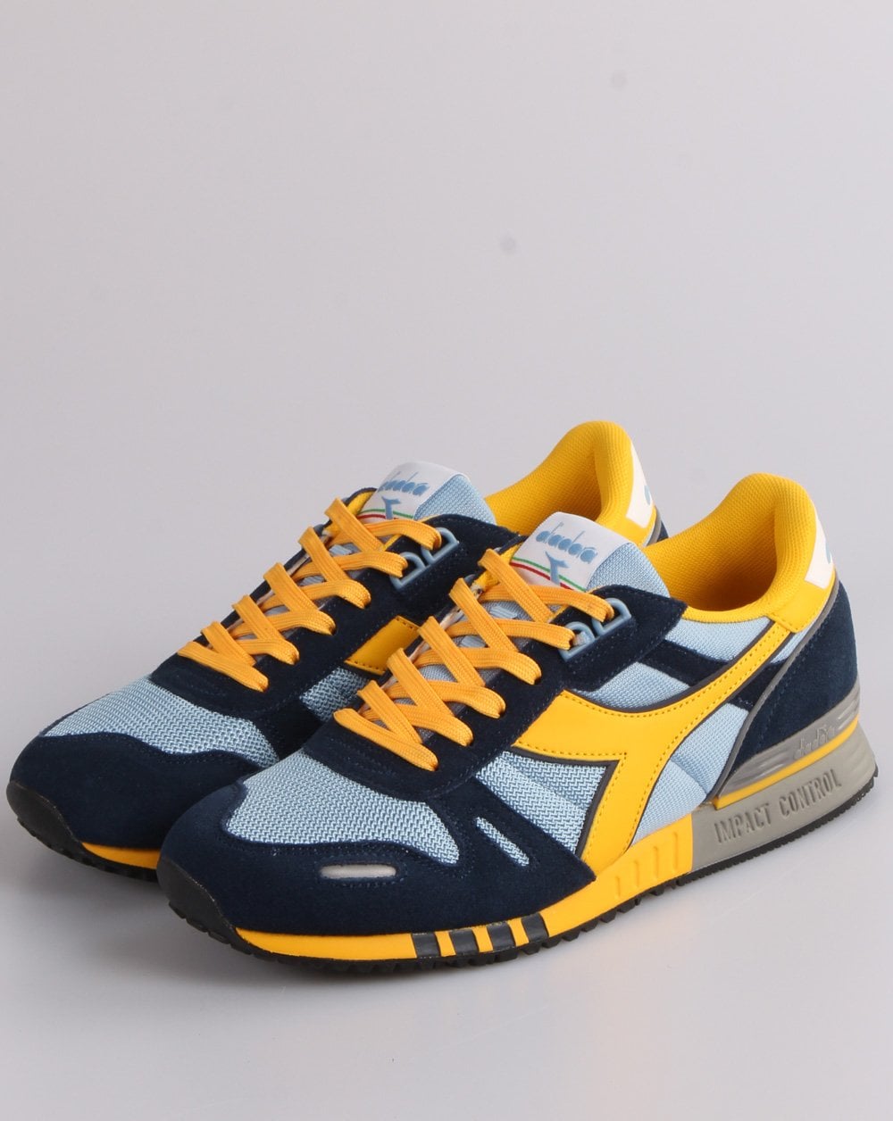 Diadora Titan Seb Trainer Himmelblau/Gelb