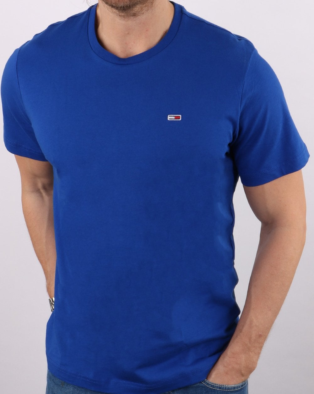 Tommy Jeans – Classics – T-Shirt in Kobaltblau