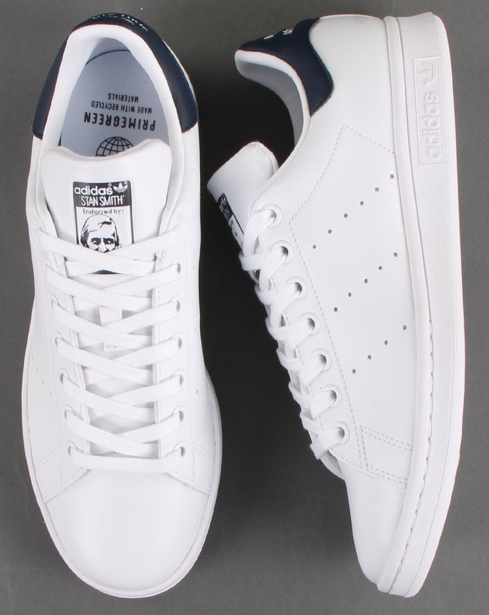 Adidas Stan Smith Sneakers Weiß/Marineblau