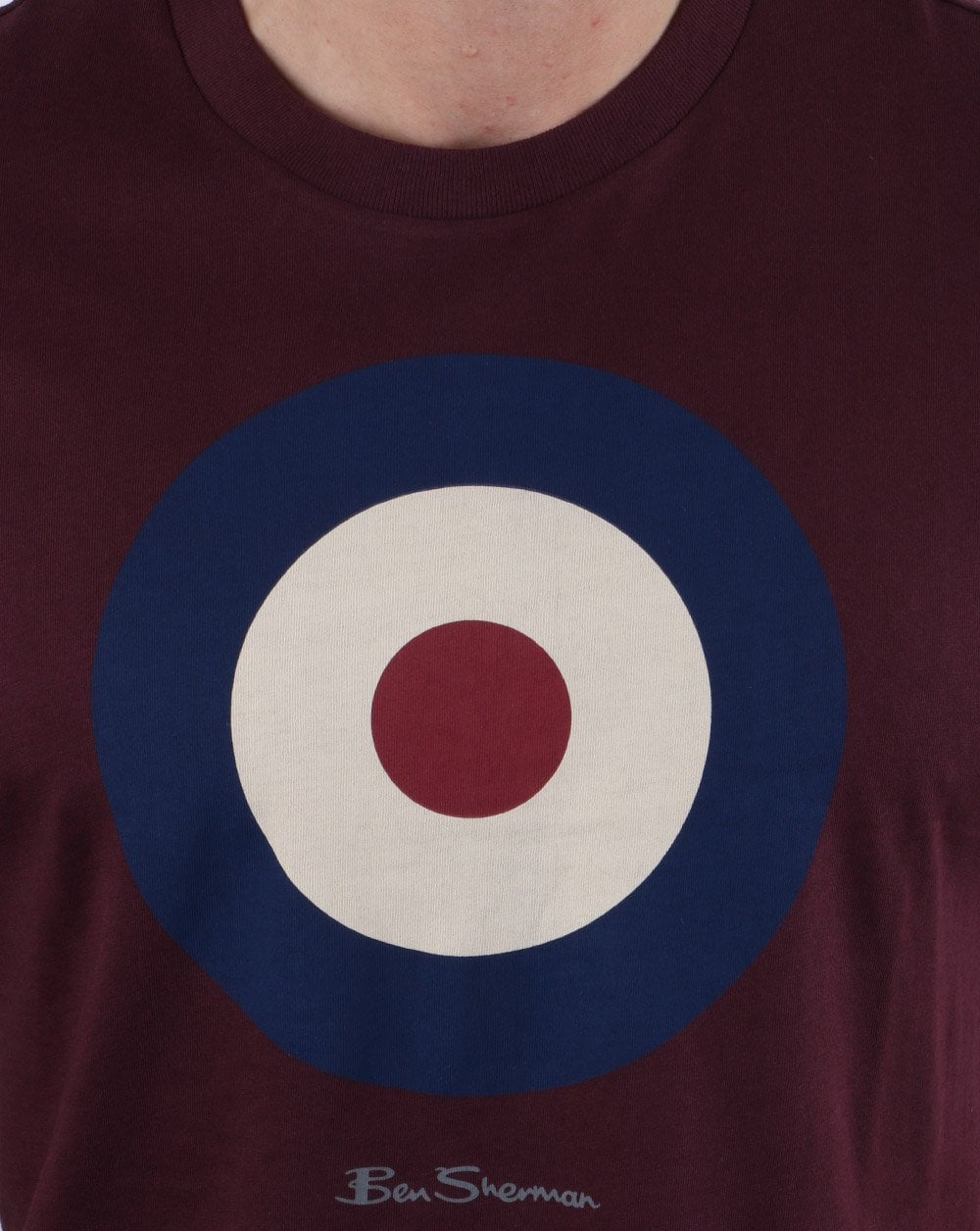 Ben Sherman Target T-Shirt Wein