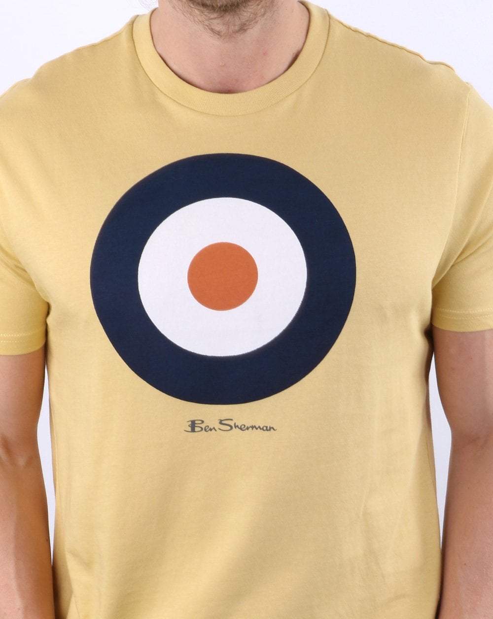 Ben Sherman Target T-shirt Pale Yellow