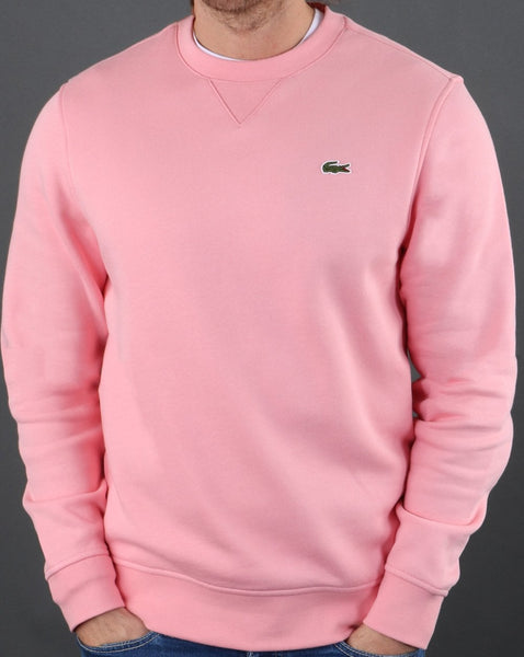Lacoste Crew Neck Sweatshirt Pink