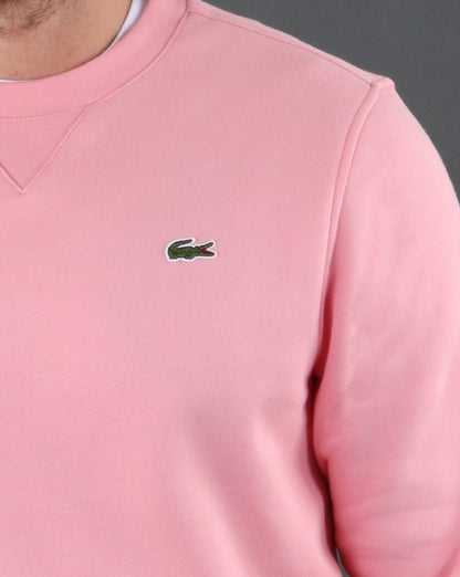 Lacoste Rundhals-Sweatshirt Rosa