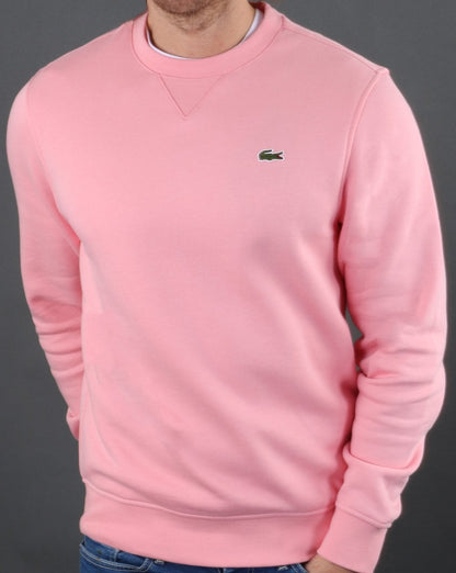 Lacoste Rundhals-Sweatshirt Rosa