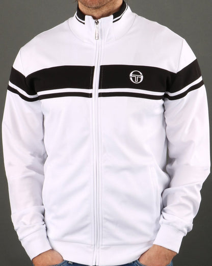 Sergio Tacchini Masters Trainingsjacke Weiß/Schwarz