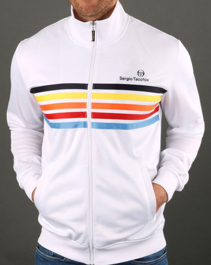 Sergio Tacchini Multi Stripe Track Top Weiß