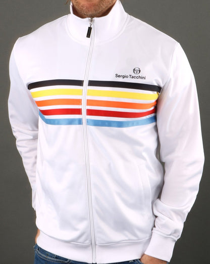 Sergio Tacchini Multi Stripe Track Top Weiß