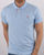 Gant Contrast Collar Polo Shirt Powder Blue