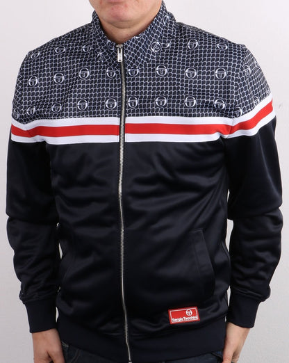 Sergio Tacchini Firence Track Top Marineblau – Mehrfarbig