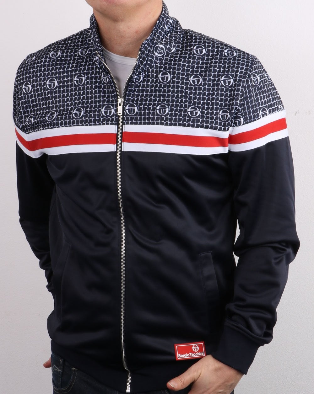 Sergio Tacchini Firence Track Top Navy - Multi