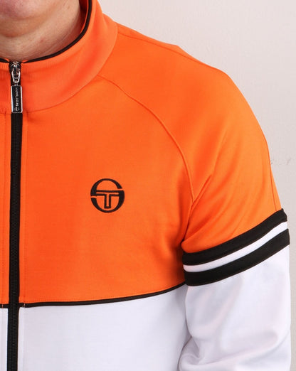 Sergio Tacchini Orion Trainingsjacke Weiß/Orange