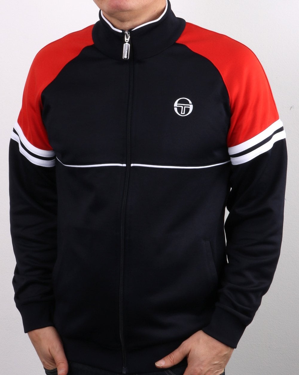 Sergio Tacchini Orion Trainingsjacke Marineblau/Rot