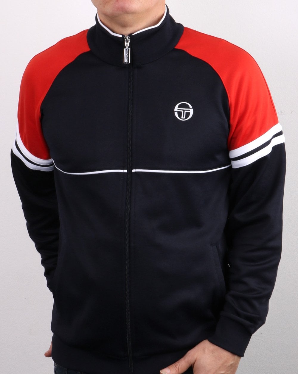 Sergio Tacchini Orion Trainingsjacke Marineblau/Rot