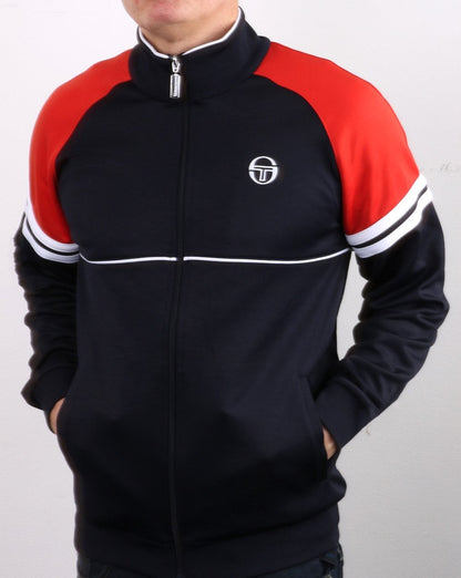 Sergio Tacchini Orion Trainingsjacke Marineblau/Rot