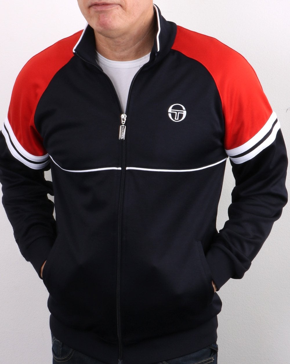 Sergio Tacchini Orion Trainingsjacke Marineblau/Rot
