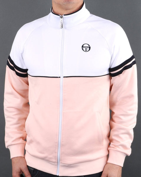 Sergio Tacchini Orion Track Top Soft Peach/White