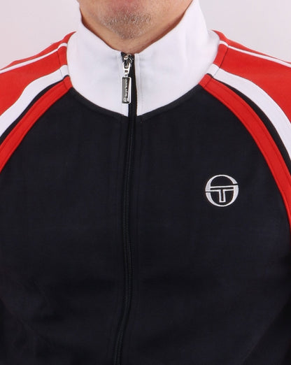 Sergio Tacchini Ghibli Trainingsjacke Marineblau/Weiß/Rot