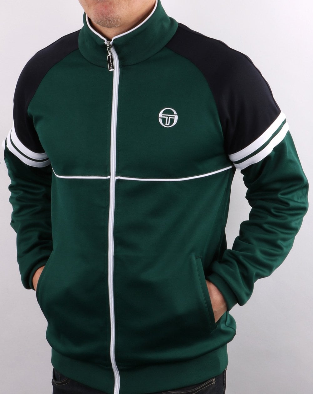 Sergio Tacchini Orion Trainingsjacke Grün/Marineblau