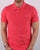 Gant Contrast Collar Polo Shirt Paradise Pink