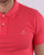 Gant Contrast Collar Polo Shirt Paradise Pink