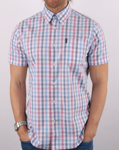 Barbour Tattersall Kurzarmhemd, mehrfarbig