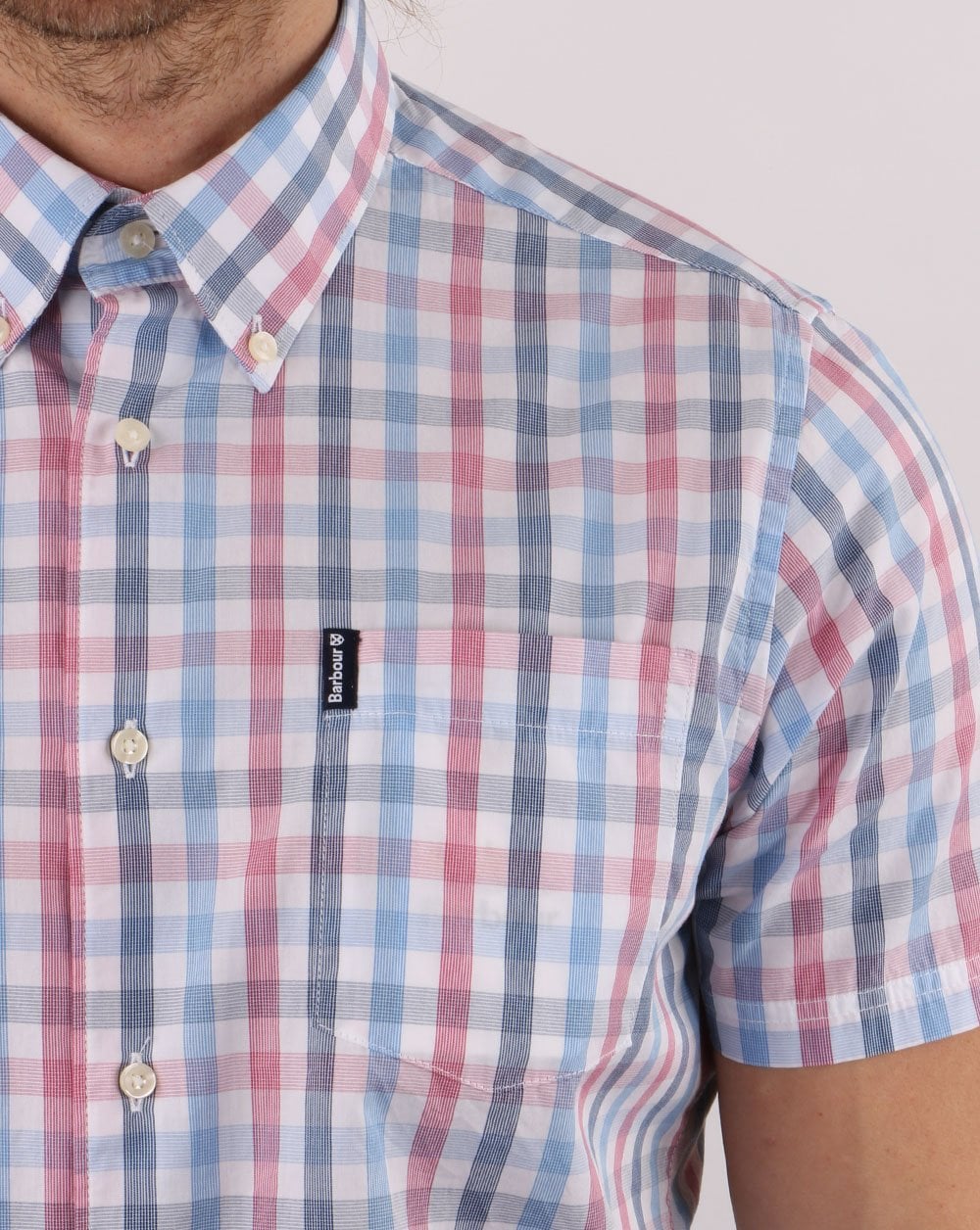 Barbour Tattersall Kurzarmhemd, mehrfarbig
