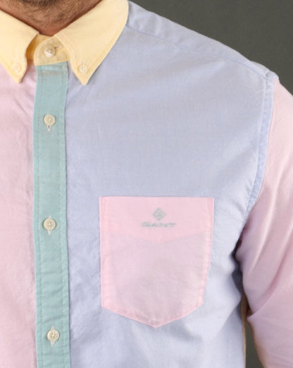 Gant Panel Oxford Langarmhemd Multi
