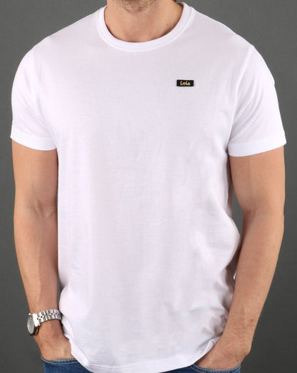 Lois Label T-Shirt Weiß