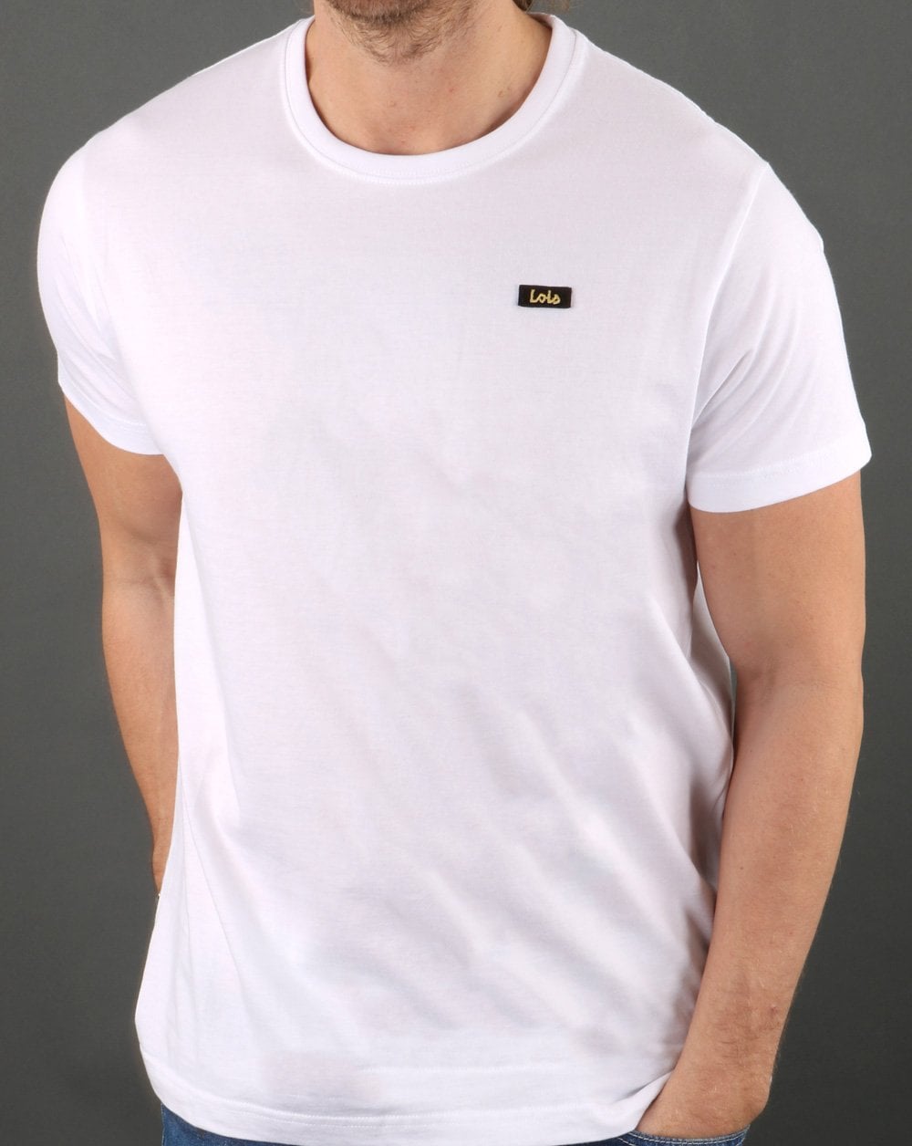 Lois Label T-Shirt Weiß