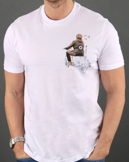 Ben Sherman Mod T-Shirt Weiß