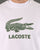 Lacoste Crackled Print Sweatshirt White