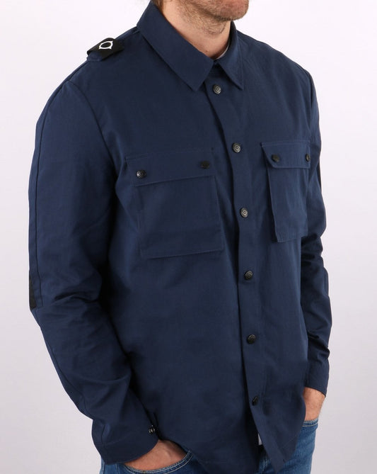Ma.Strum Ma.strum Overshirt Tintenblau