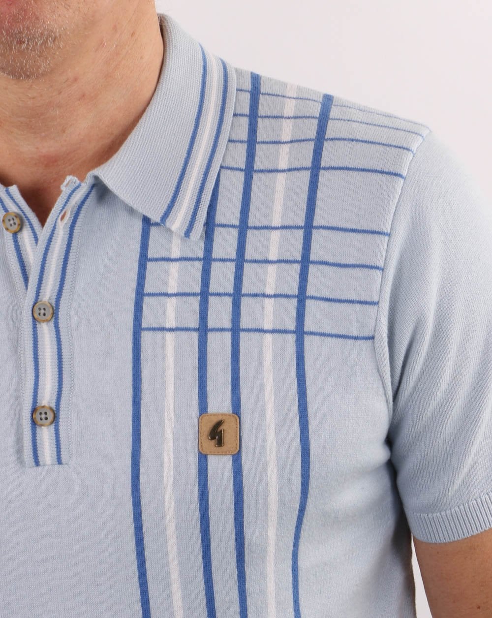 Gabicci Vintage Bale Polo Eisblau