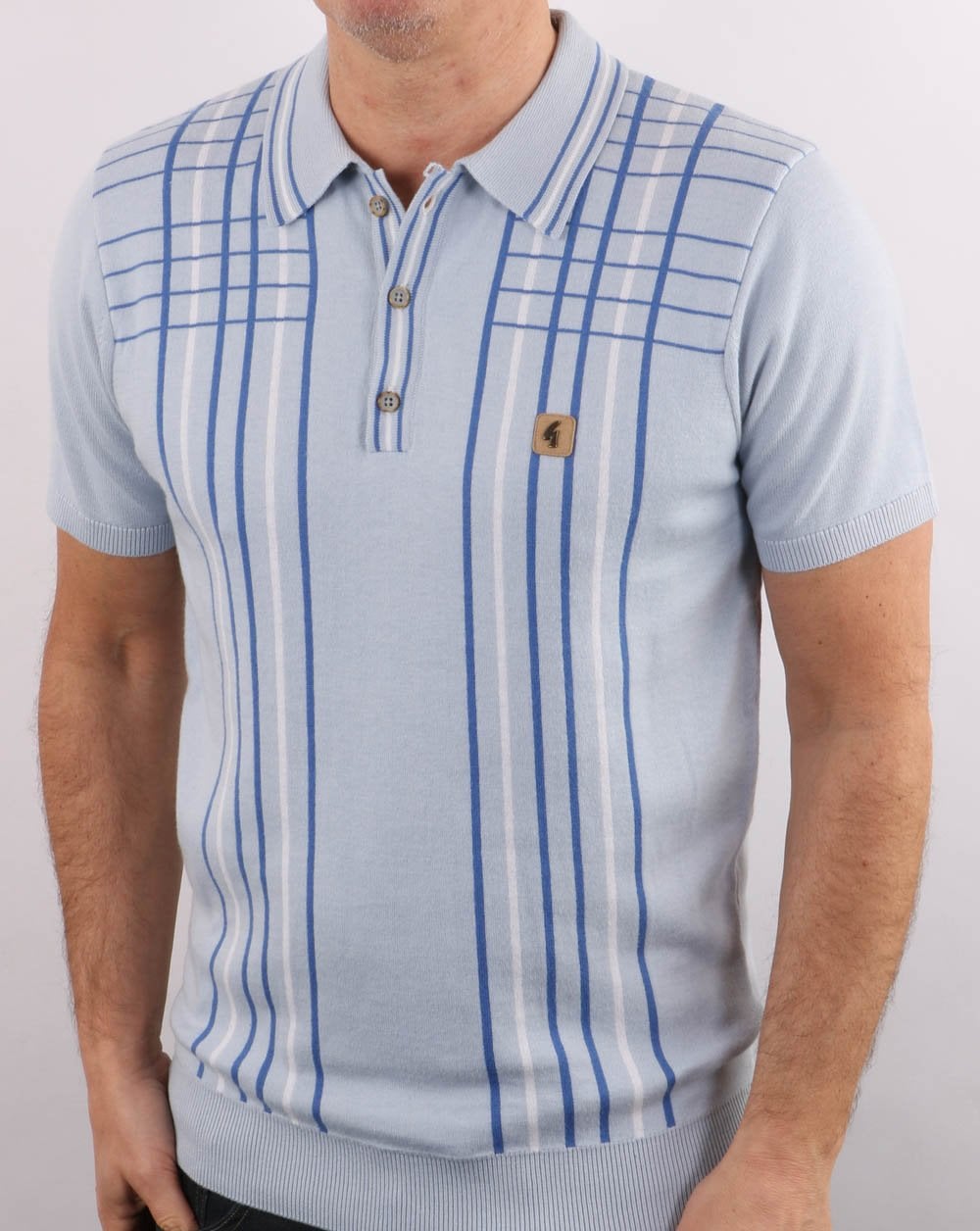 Gabicci Vintage Bale Polo Eisblau