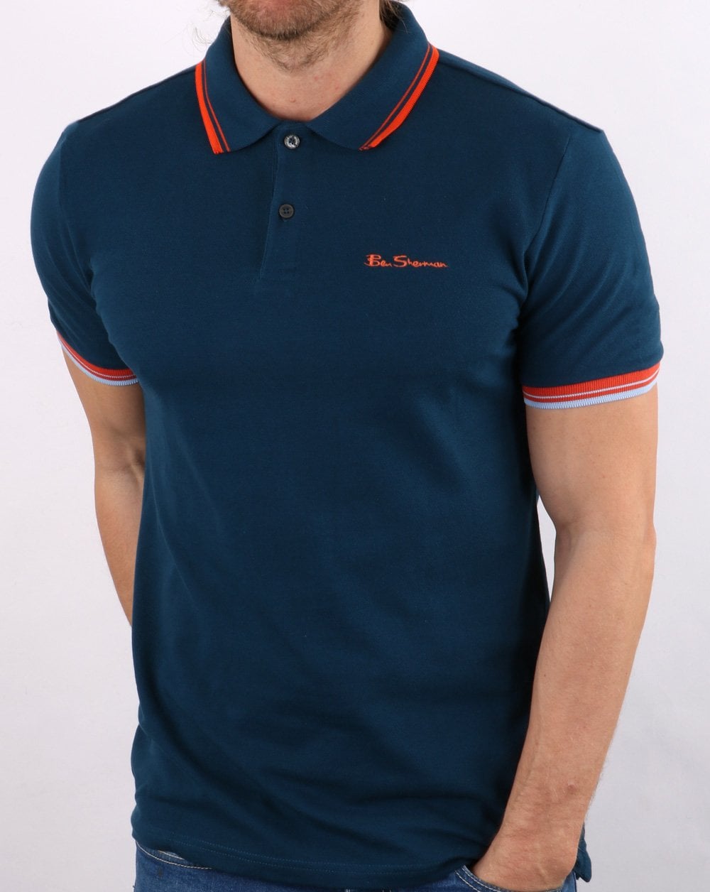 Ben Sherman Poloshirt Marineblau