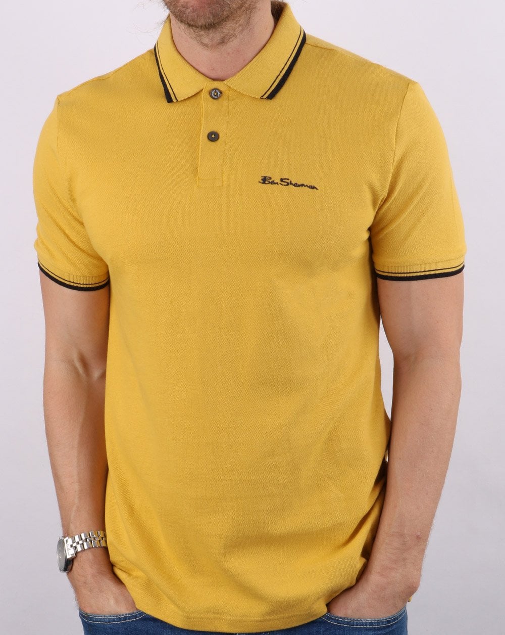 Ben Sherman Poloshirt Gelb