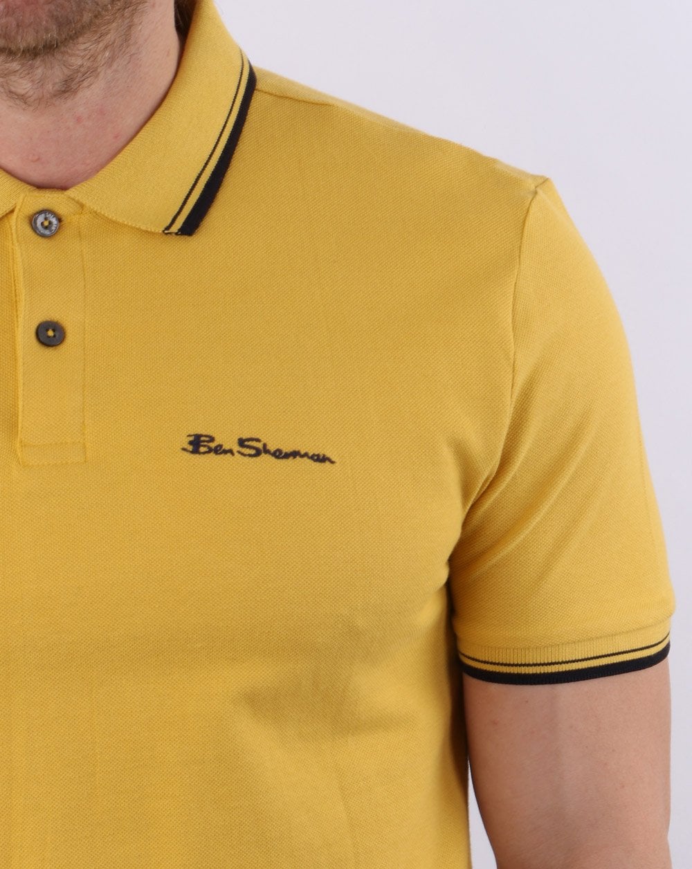 Ben Sherman Poloshirt Gelb