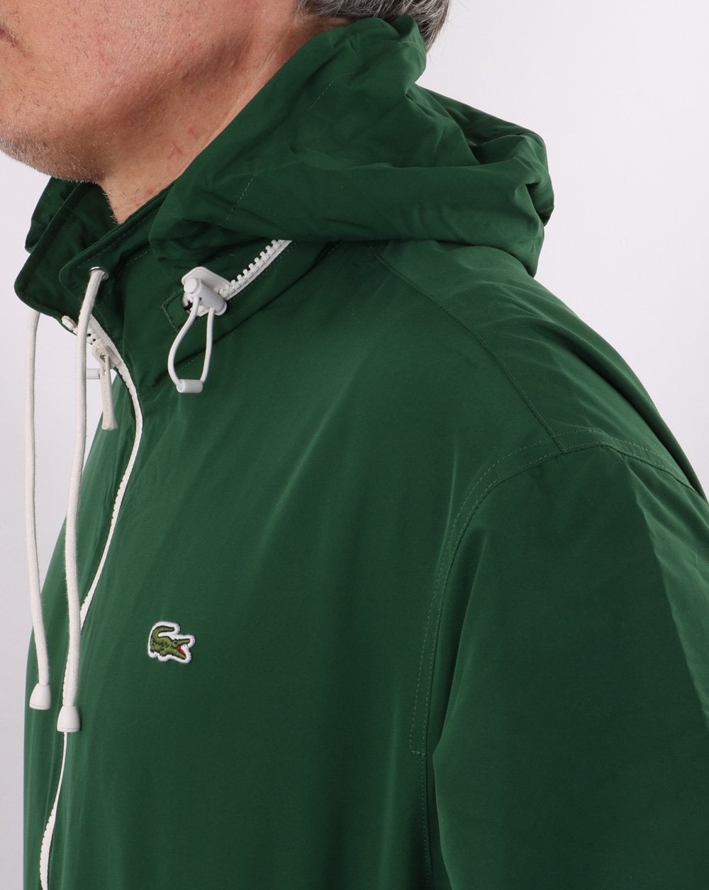 Lacoste Wasserabweisende Windjacke Grün