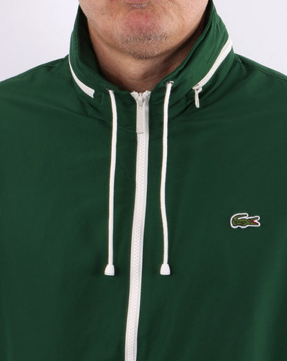 Lacoste Wasserabweisende Windjacke Grün