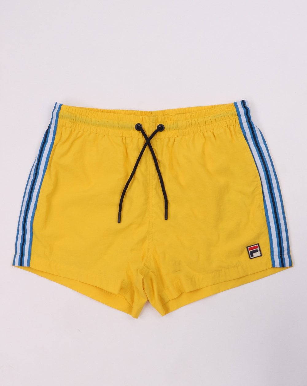 Fila Vintage Retro Sports Swim Shorts Yellow