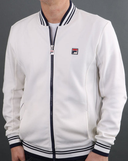 Fila Vintage Mk1 Settanta Trainingsjacke Weiß/Marineblau