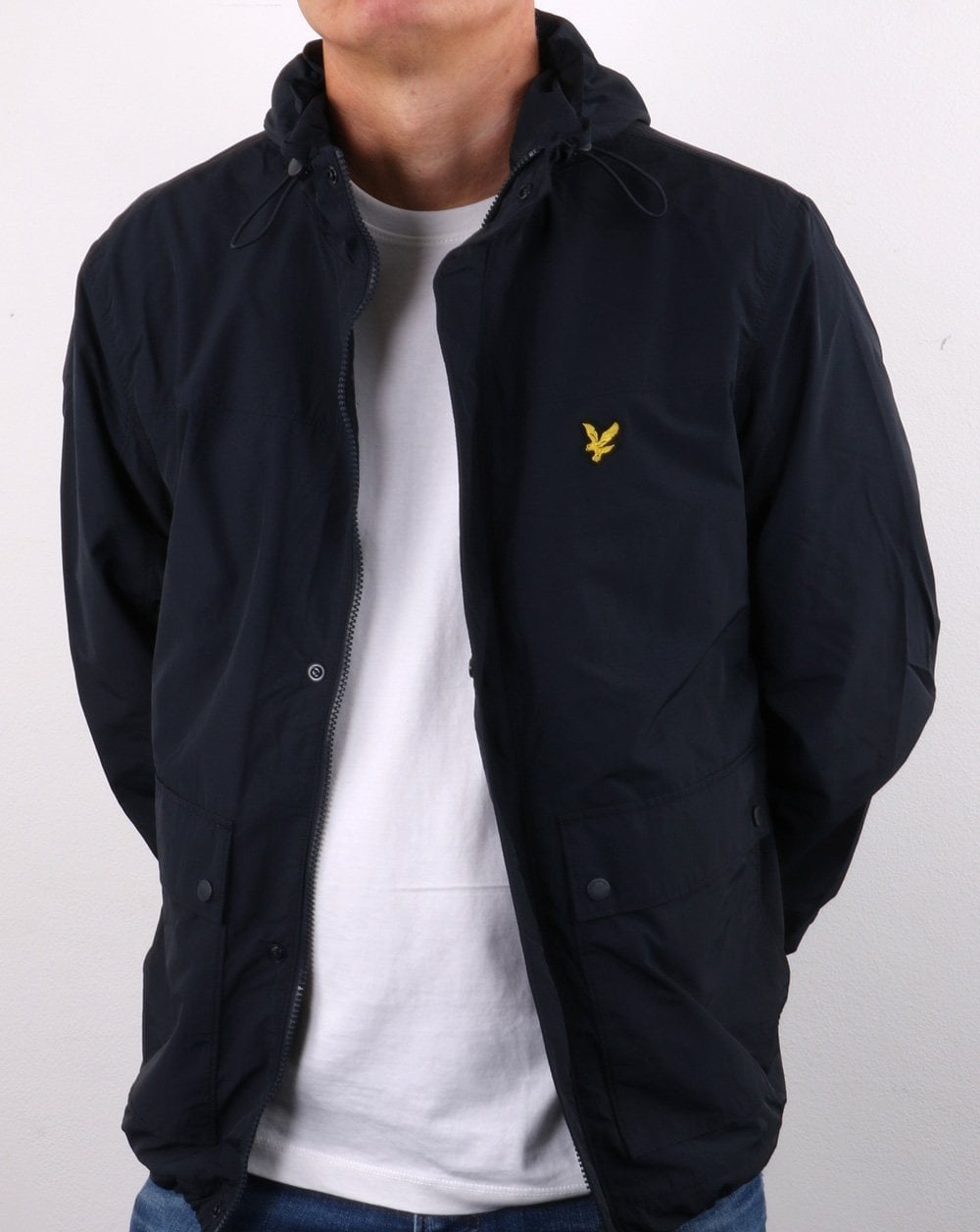Lyle And Scott Hooded Jacket Navy