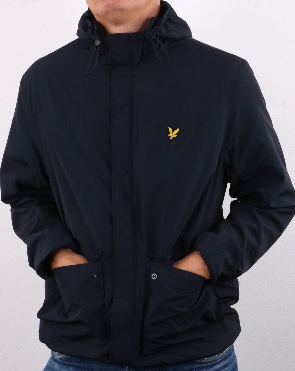Lyle And Scott – Kapuzenjacke in Marineblau