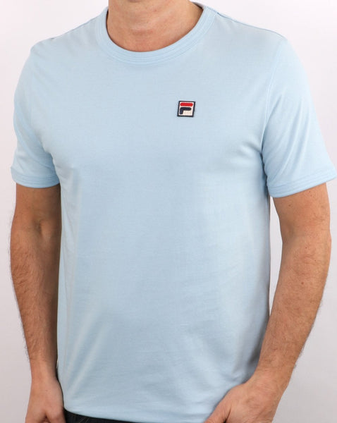 Fila Vintage 80scc T Shirt Sky Blue